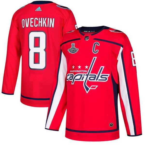Capitals 8 Alexander Ovechkin Red 2018 Stanley Cup Champions Adidas Jersey,We sell and wholesale Capitals 8 Alexander Ovechkin Red 2018 Stanley Cup Champions Adidas Jersey on line form chian!